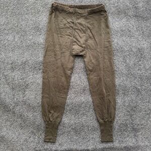 Cosmo Mens M Thermal Long Johns Olive Drab Brown Base Layer Military